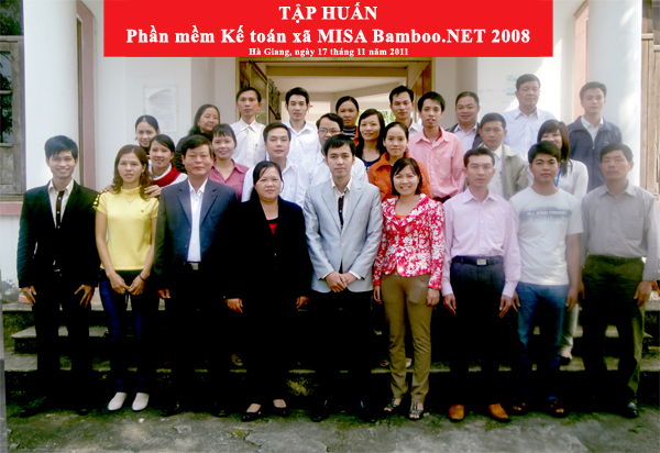 Tập huấn MISA Bamboo.NET 2008 tại huyện Bắc Quang
