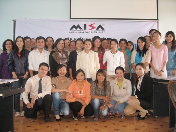 Tập huấn PM MISA Mimosa.NET 2012 tại huyện Chư Sê