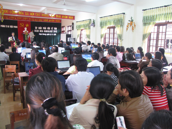 MISA Đà Nẵng tập huấn Mimosa.NET 2012 tại Triệu Phong