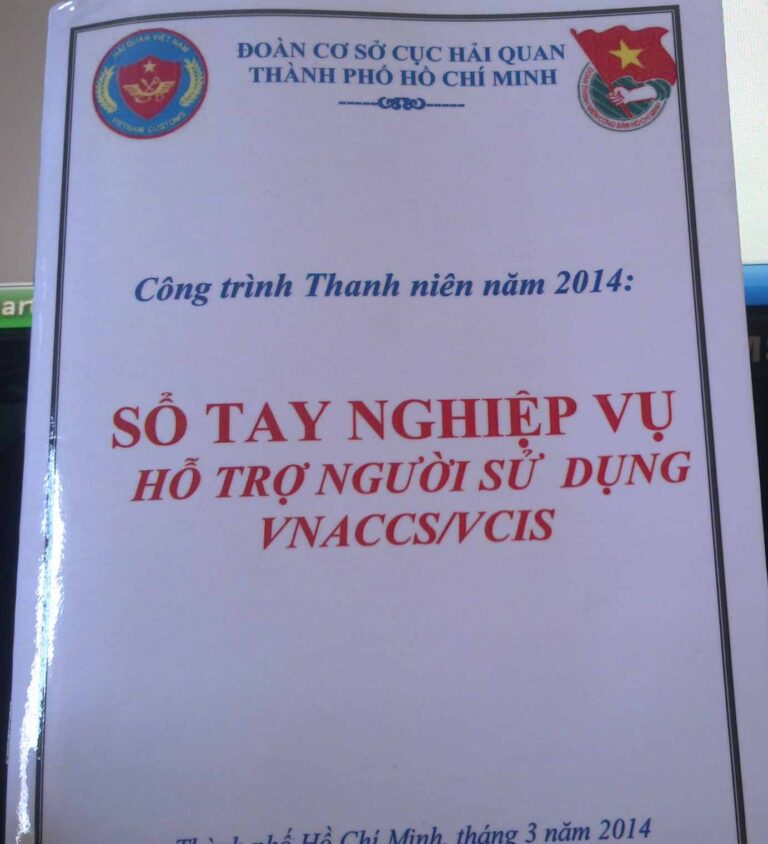 Đoàn TN Hải quan TP.HCM xây dựng Sổ tay nghiệp vụ VNACCS/VCIS