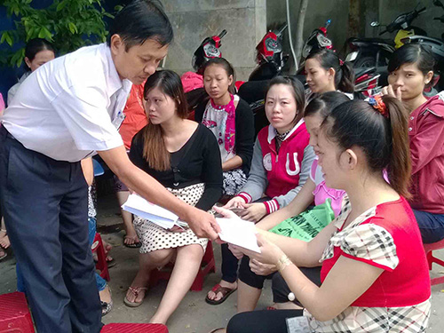 Chăm sóc sức khỏe cho công nhân