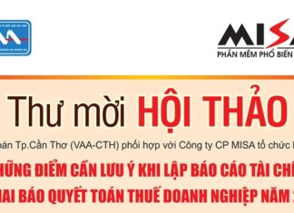 Mời tham dự hội thảo MISA SME.NET 2012 tại Cần Thơ, ngày 26/01/2013
