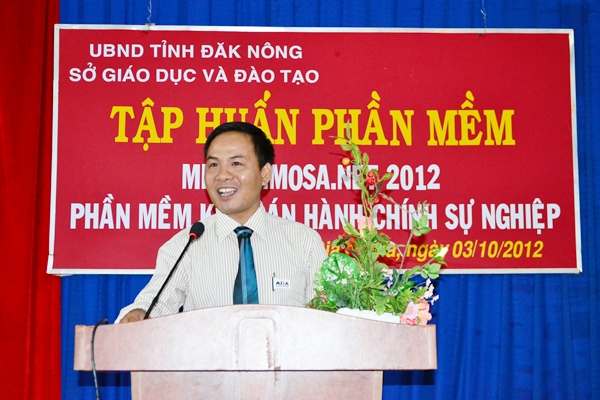 MISA BMT tập huấn MISA Mimosa.NET 2012 tại Đăk Nông
