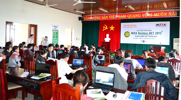MISA tập huấn phần mềm MISA Bamboo.NET 2012 tại Đăk Nông