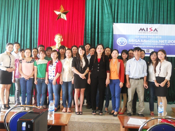 Tập huấn MISA Mimosa.NET 2012 tại huyện Mang Yang, Gia Lai
