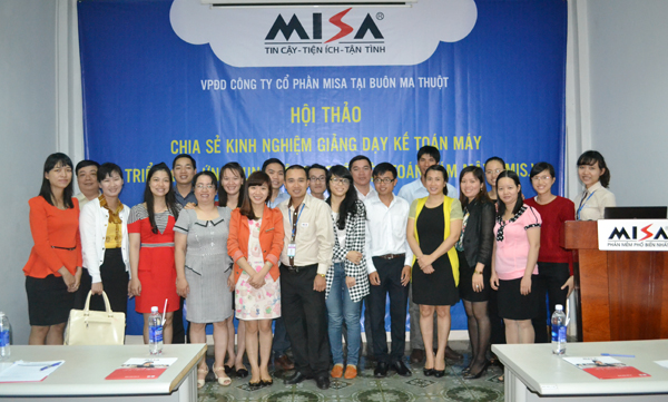 MISA BMT tổ chức hội thảo ứng dụng AMIS.VN vào công tác giảng dạy