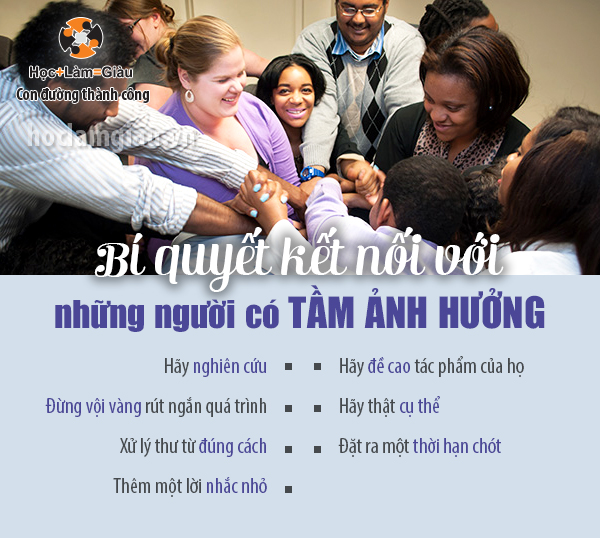 Bí quyết kết nối với những người có tầm ảnh hưởng