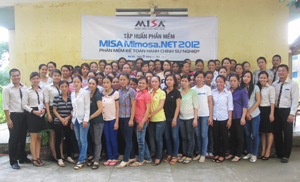 Tập huấn MISA Mimosa.NET 2012 huyện Bình Sơn