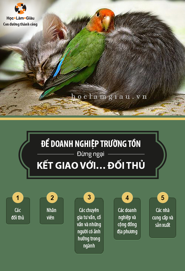 Để doanh nghiệp trường tồn, đừng ngại kết giao với… đối thủ