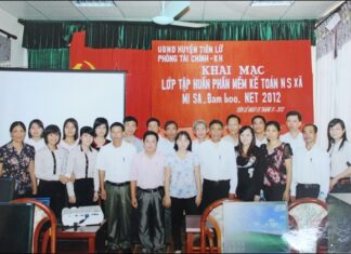 Huyện Tiên Lữ, Hưng Yên tập huấn phần mềm MISA Bamboo.NET 2012