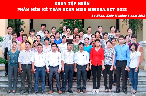 Tập huấn MISA Mimosa.NET 2012 tại Lý Nhân, Hà Nam