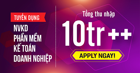 Tuyển dụng Nhân viên kinh doanh phần mềm kế toán