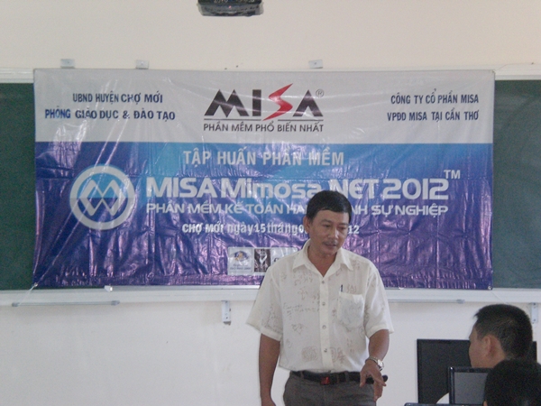 MISA Cần Thơ tập huấn MISA Mimosa.NET tại Chợ Mới, An Giang