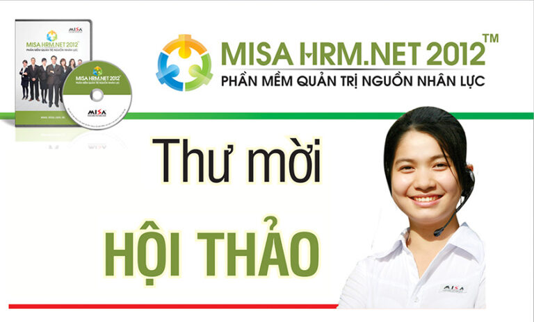 Mời tham dự hội thảo MISA HRM.NET tại Hà Nội, ngày 26/10