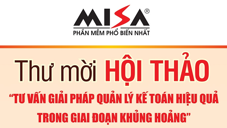 Mời tham dự hội thảo MISA SME.NET tại TP Sóc Trăng, ngày 20/10