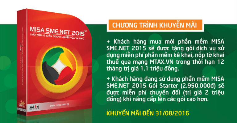Mời tham dự hội thảo phần mềm kế toán doanh nghiệp MISA SME.NET tại Quảng Nam ngày 20/08