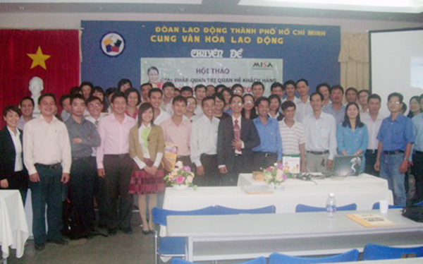Hội thảo “ỨNG DỤNG GIẢI PHÁP QUẢN TRỊ QUAN HỆ KHÁCH HÀNG MISA CRM.NET 2008” tại MISA Hồ Chí Minh