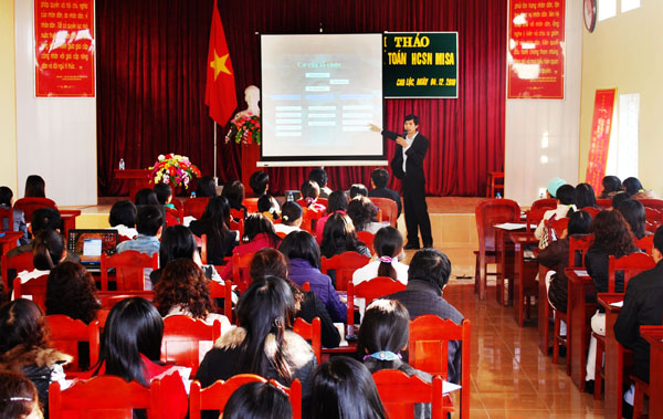 MISA Hà Nội tổ chức hội thảo MISA Mimosa.NET 2009 tại Cao Lộc, Lạng Sơn