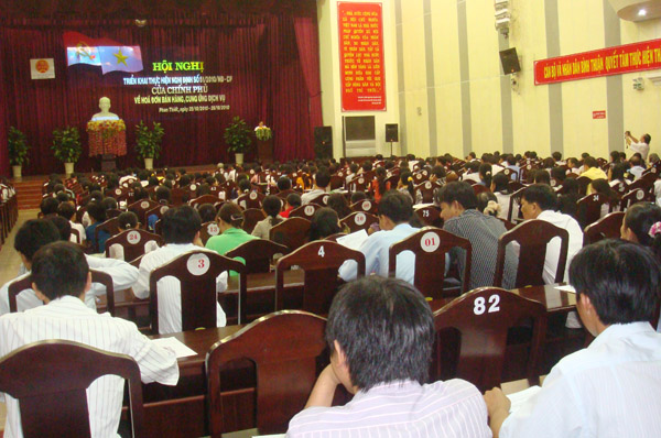 Gần 1500 DN tham gia hội thảo về Nghị định 51 và Thông tư 153 tại Bình Thuận