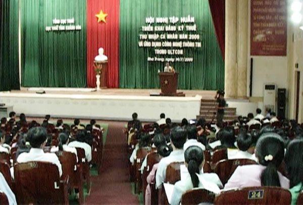 Tập huấn triển khai đăng ký thuế thu nhập cá nhân năm 2009 và ứng dụng CNTT trong quản lý tài chính doanh nghiệp
