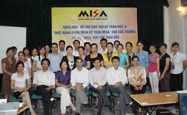 MISA Hà Nội tổ chức khóa đào tạo kế toán máy và thực hành phần mềm kế toán MISA