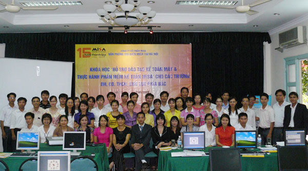 MISA Hà Nội tổ chức khóa đào tạo “ Hỗ trợ đào tạo và Thực hành phần mềm kế toán MISA” lần thứ 3