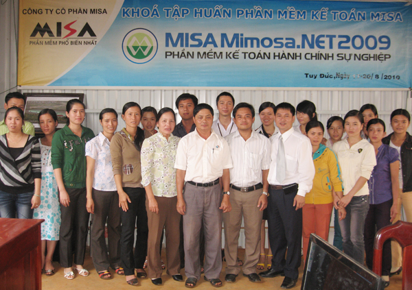 MISA BMT tập huấn MISA Mimosa.NET 2009 tại Tuy Đức, Đăk Nông