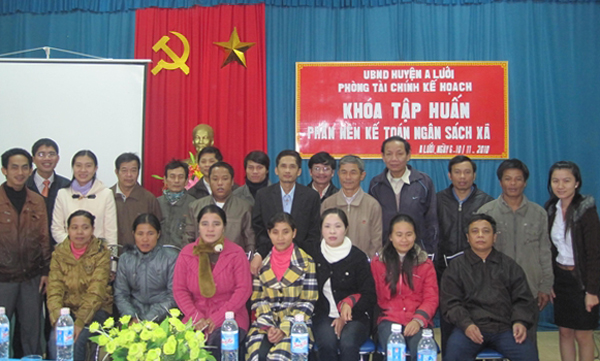 MISA Đà Nẵng tập huấn MISA Bamboo.NET 2008 tại huyện A Lưới, tỉnh Thừa Thiên Huế
