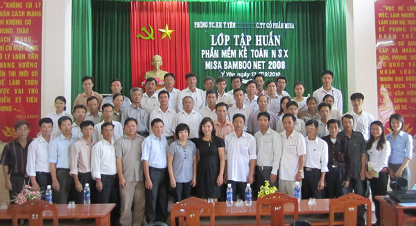 MISA Hà Nội khai mạc khóa tập huấn MISA Bamboo.NET 2008  tại Ý Yên, Nam Định