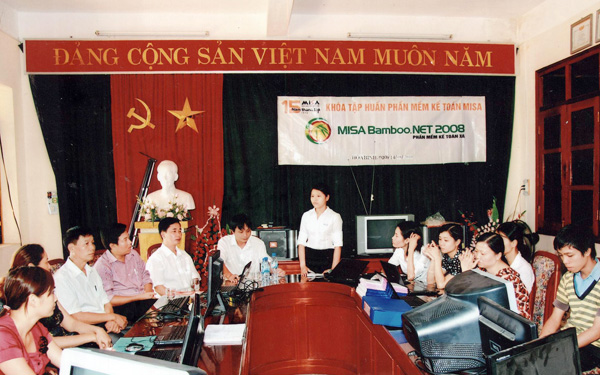 MISA Hà Nội tập huấn MISA Bamboo.NET 2008 tại Hòa Bình
