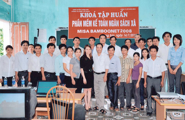 MISA Hà Nội tập huấn MISA Bamboo.NET 2008 tại Lương Sơn, Hòa Bình