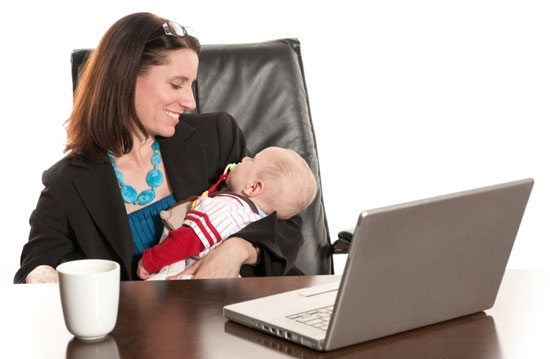 Giúp bạn làm việc hiệu quả tại nhà khi có con