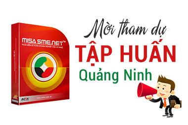 Mời tham dự tập huấn phần mềm MISA SME.NET 2015 tại Quảng Ninh ngày 18/9