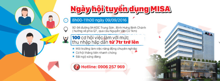 Ngày hội tuyển dụng MISA tại VP Tp. Hồ Chí Minh