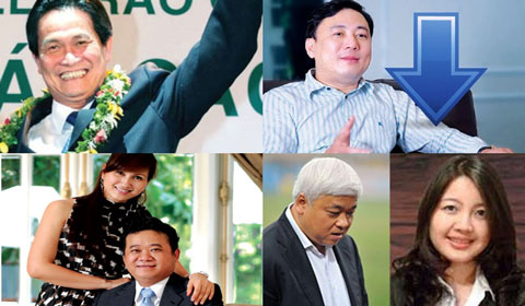 Những đại gia “Sa cơ”