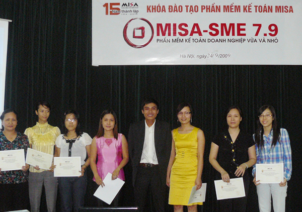MISA Hà Nội tổ chức khóa đào tạo phần mềm MISA-SME 7.9  cho các doanh nghiệp vừa và nhỏ