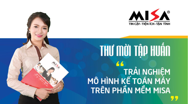 Mời tham dự tập huấn phần mềm kế toán doanh nghiệp MISA SME.NET tại Bạc Liêu ngày 20/08