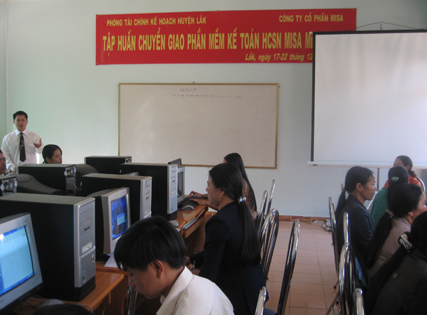MISA BMT: Tập huấn chuyển giao phần mềm MISA cho 50 đơn vị HCSN tại huyện Lăk – Tỉnh Đăk Lăk
