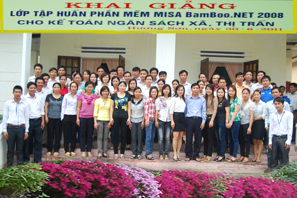 Triển khai phần mềm MISA Bamboo.NET 2008 tại Hương Sơn – Hà Tĩnh
