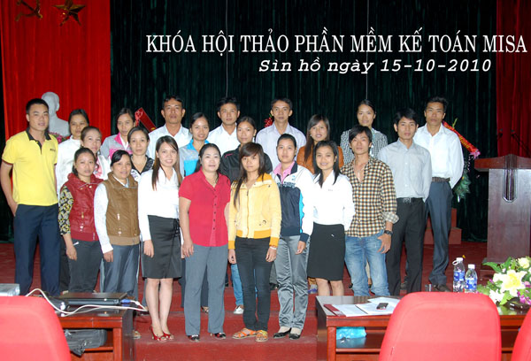 MISA Hà Nội tập huấn MISA Bamboo.NET 2008 tại Sìn Hồ, Lai Châu