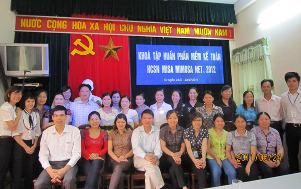 MISA Hà Nội  tập huấn MISA Mimosa.NET 2012 tại Bắc Kạn
