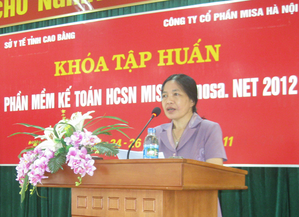 Thành công từ khóa tập huấn MISA Mimosa.NET 2012 tại Cao Bằng