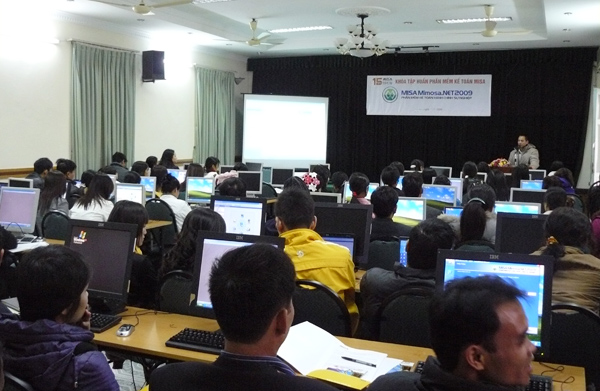 MISA Hà Nội tổ chức tập huấn phần mềm MISA Mimosa.NET 2009 tại Hà Nội