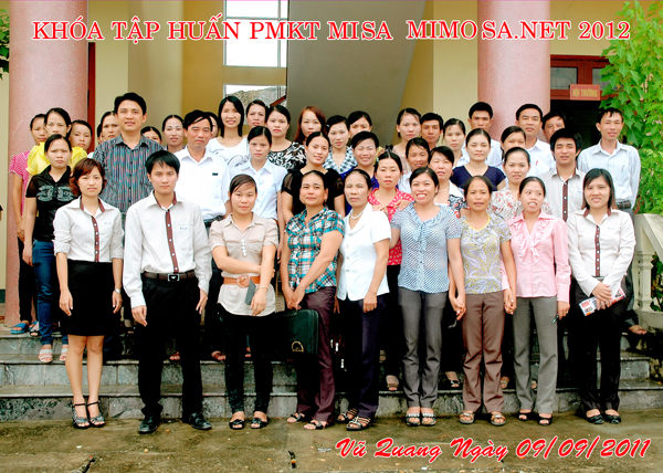 Tập huấn phần mềm MISA Mimosa.NET 2012 tại Vũ Quang