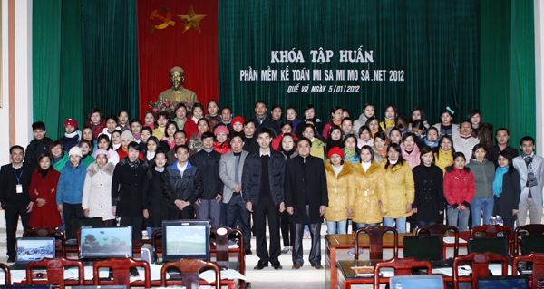 MISA triển khai phần mềm MISA Mimosa.NET 2012 tại Quế Võ, Bắc Ninh