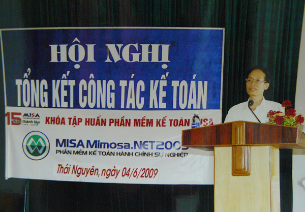 MISA Hà Nội tổ chức tập huấn MISA Mimosa.NET 2009 tại Thái Nguyên