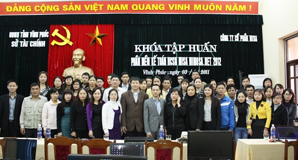 “Khóa sổ” triển khai MISA Mimosa.NET 2012 tại Vĩnh Phúc
