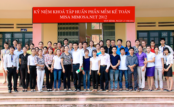 Đồng loạt triển khai phần mềm MISA Mimosa.NET 2012 tại Yên Bái