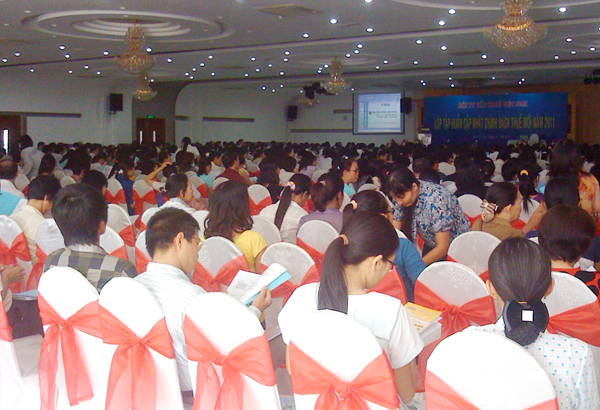 MISA với “Tập huấn cập nhật chính sách thuế mới 2011”