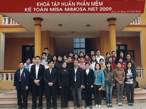 MISA Hà Nội tổ chức 02 khóa tập huấn phần mềm tại tỉnh Vĩnh Phúc
